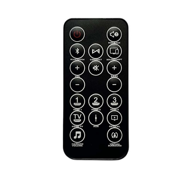 Erstattet fjernkontroll som passer til Harman Kardon HK SB 20 SB20 HKSB20BLKAM lydplanke lydplankesystem