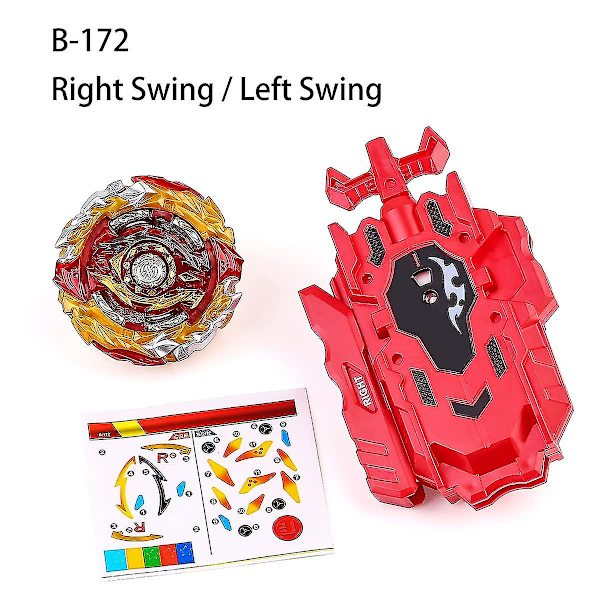 Battling Tops Burst Superking B-169 Gyro Leke Red