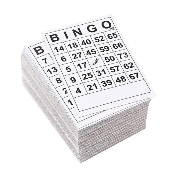 Classic Bingo Cards 0-75 Fun Family Card Game Bingo Tickets Games For Family Adults Kids
