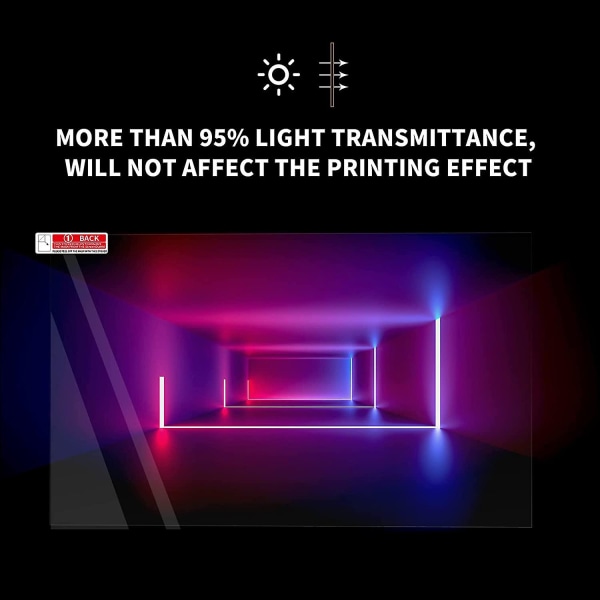 10 kpl näytönsuoja LCD-hartsi 3d-tulostimelle, näytönsuojakalvo Photon Mono 4k 6,23 tuuman yksiväriselle Transparent