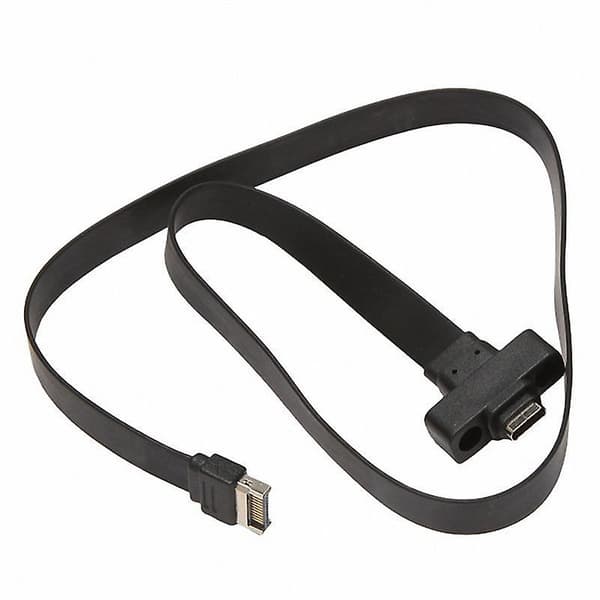 USB 3.1 Frontpanel Typ E Hane till USB-C Typ C Förlängningskabel, 30cm