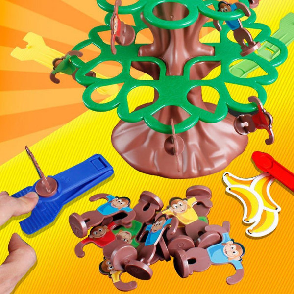 Party Brettspill Moro Jumping Monkey Brettspill Trygg og miljøbeskyttende Flipping Monkey Family Party Game Fun Famil