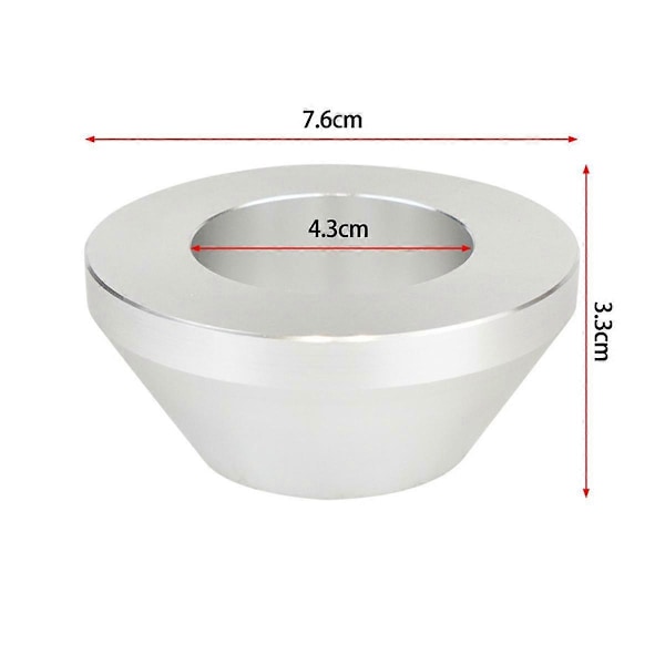 Manuell Däckbytesmaskin Centreringskon, Aluminium Hjulbalanserare Fästkon för 1,67 tum Diameter Centerstolpe Bil Lastbil As shown