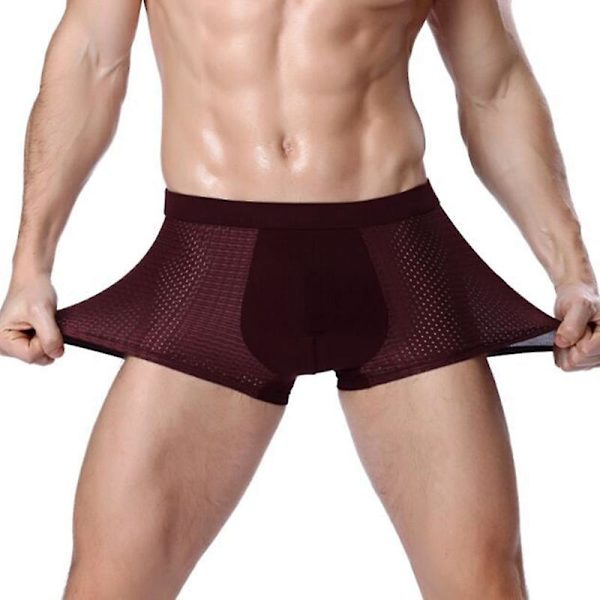 Nyeste Herre Boxershorts Underbukser Herre Trusser Herre Boxer Undertøj Bomuld Til Mand