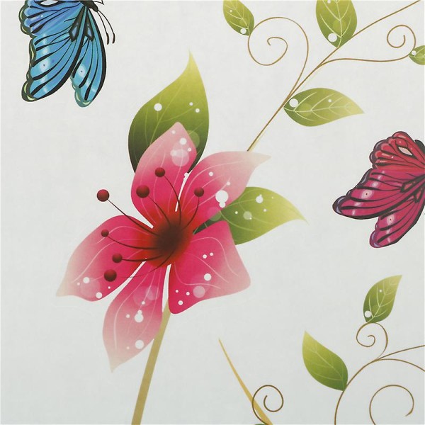 1kpl Butterfly Flower irrotettava kotiseinätarra Art Vinyyli seinämaalaus Decor Decal