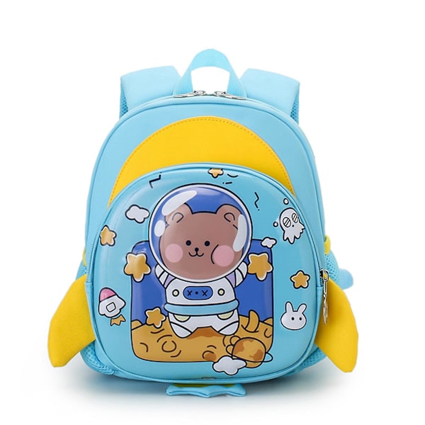 Boys Girls Preschool Schoolbag Large Capacity Cartoon Shoulder Bag With Reflective Strips For Students Bookbag Outdoor