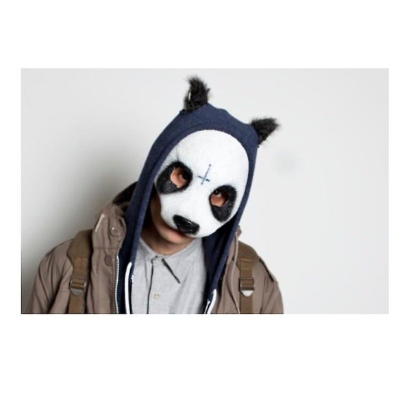 Panda fancy dress maske til voksne og børn
