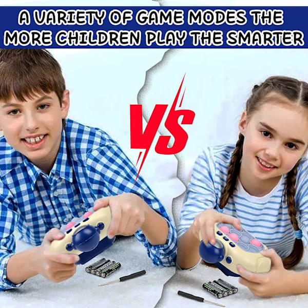 Dekompression Gennembrud Puslespil Maskine, Lysende Legetøj Pop Jigsaw Puslespil Spil Fidget Legetøj Push-Fidget Sensorisk Legetøj til Børn Voksne