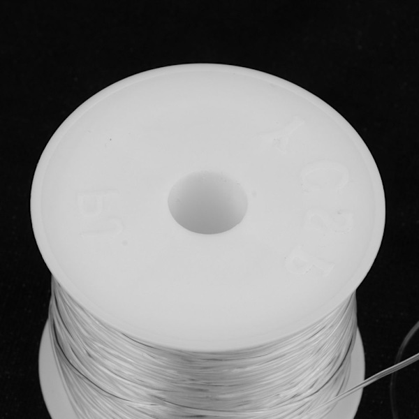 1 rulle 0,8 mm elastisk snor til smykke armbånd klar