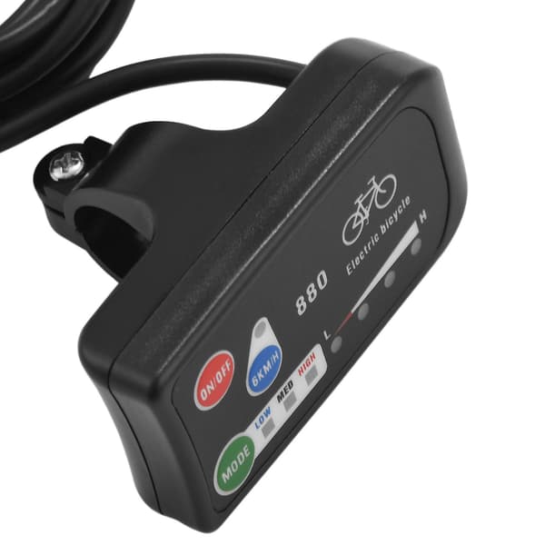 Elektrisk cykeldisplay 24v 36v 48v Ebike Intelligent kontrollpanel Lcd-display Led880 Vattentät