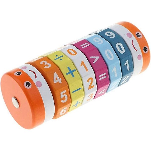Sylinterimäinen oppimiskuutio, aritmeettinen oppimislelu, älykkyyttä kehittävä lelu, aritmeettiset oppimislelut matematiikan resurssit numeropelit lapsille