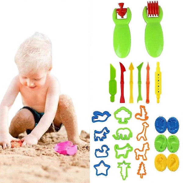 26x Sjov Play Doh Værktøjssæt Dejform Form Legetøjs Cutter Modellering Til Børn Gave Style 1