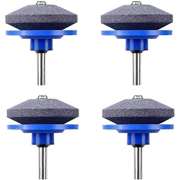 Gressklipper sliper, 4 STK Universal Gressklipper Roterende Bladsliper Hage Slipeskive Stein
