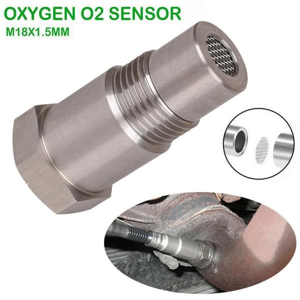 2 stk. Bil Cel Fix Check Engine Light Eliminator Ilt O2 Sensor Adapter M18x1,5