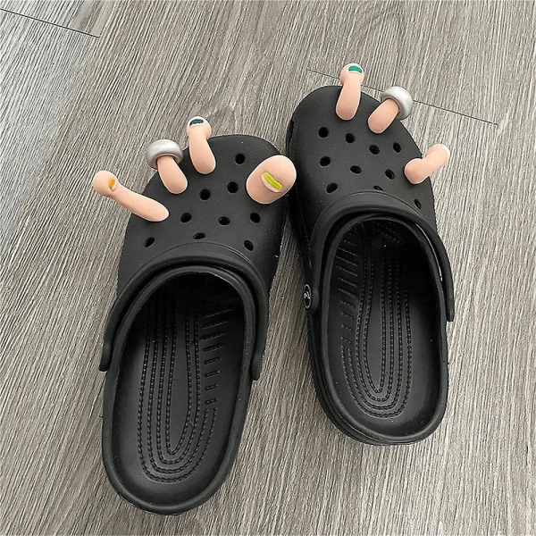 Sko Tæer Charms Clog Decoration,crocs Accessories Abnormal-shaped Toe Shoe Decoration Charms For Gag Sjove gaver Skin