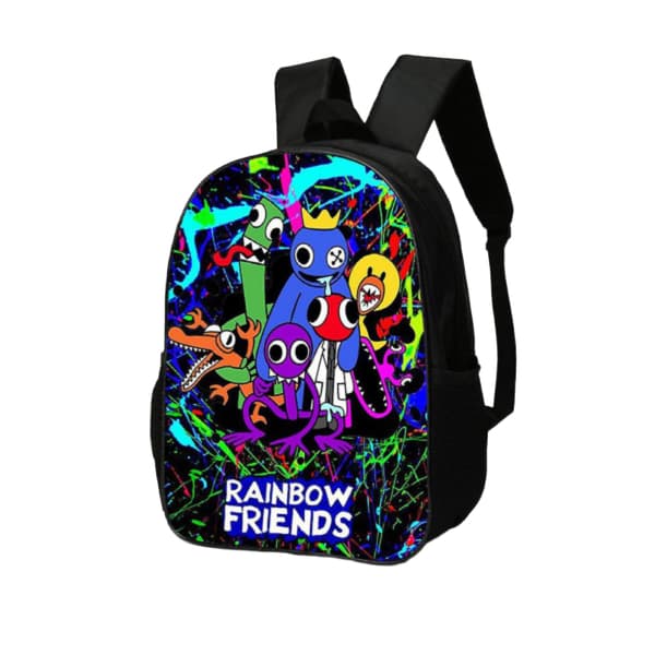 Rainbow Friends Ryggsäck Skolväskor Reseryggsäck Present