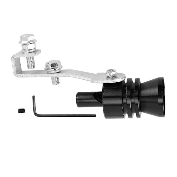 Auton modifioitu turbopilli pakoputken sireeni musta (l)