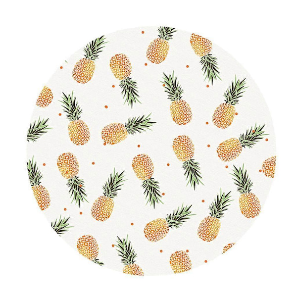 Vattentätt Halkfritt Runt Elastiskt Bordsöverdrag Klassiskt Mönster Bordsduk C - 150cm (60 Inch)
