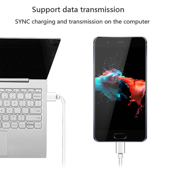 5a 2m USB til USB-C / Type-C Flash Lade Datakabel 2m