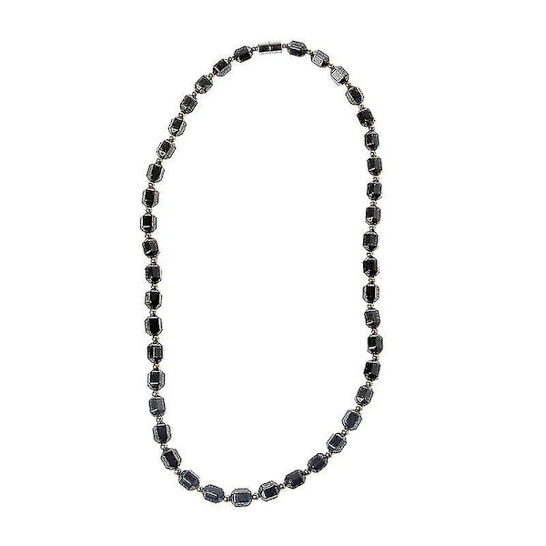 Magnetisk Terapi Halsband Naturlig Svart Hematit Smärtlindring Smycken För Unisex