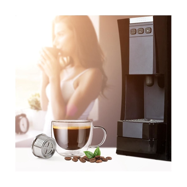 Til Essse Espresso Caffe - S.12 Machine Stianless Steel Genanvendelig kaffekapsel Espresso Coffee Fil