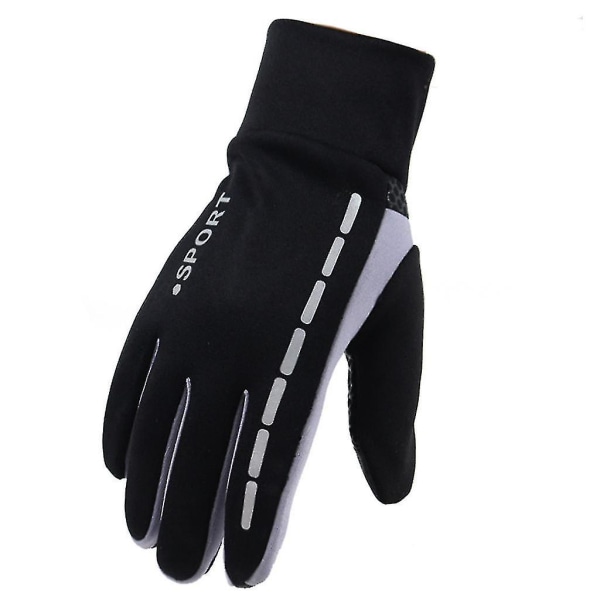 Herre Vinter Therm med anti-slip elastisk manchet, termisk blød foring handsker