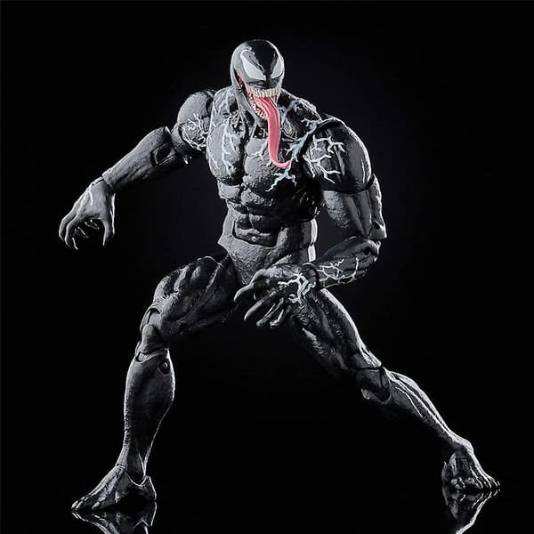 Venom Actionfigur Leke Samlemodell med Utskiftbare Tilbehør Hjemmedekorasjon Gaver