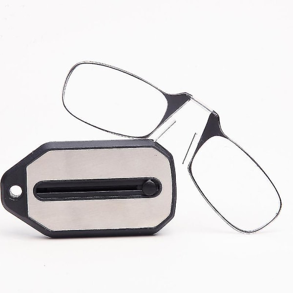 Mini Clip Neseoptikk Innfatningsløs lommebok Lesebriller Presbyopiske briller