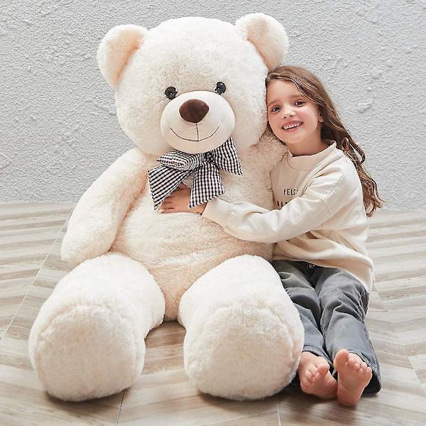 Kæmpe Teddybjørn Plysdyr til Kæreste eller Børn 31,5\", (Hvid)
