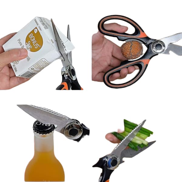 Kraftig Køkken Saks, Skarp Multifunktion