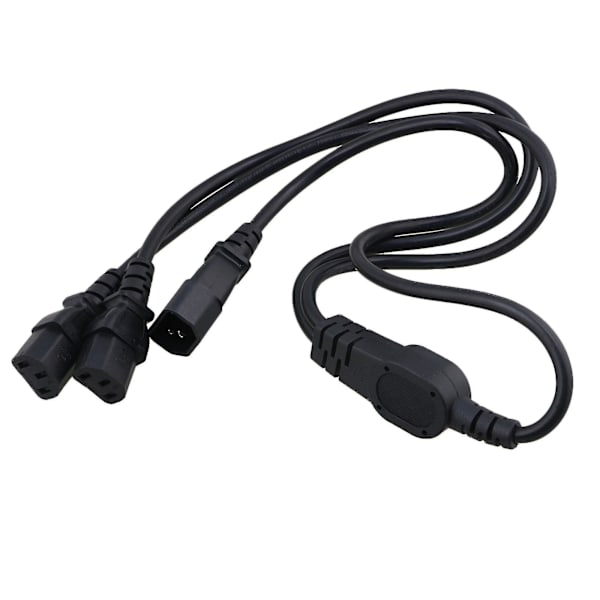 Tietokoneen palvelimen IEC 320 C14 - 2 x C13 Y-jakajakaapeli 1 m