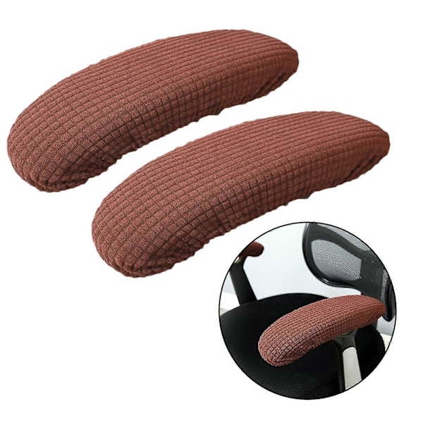 Joustavat huoneen käsinojat, pari Coffee 25-33cm