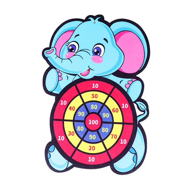 Darttavla Set Söt Tecknad Säkerhetsdarttavla Set Festspel Elephant