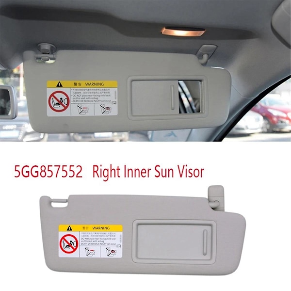 Fram Höger Inre Solskydd Med Spegel För Golf 7 Sportsvan Mk7 B8 Cc 5gg857552
