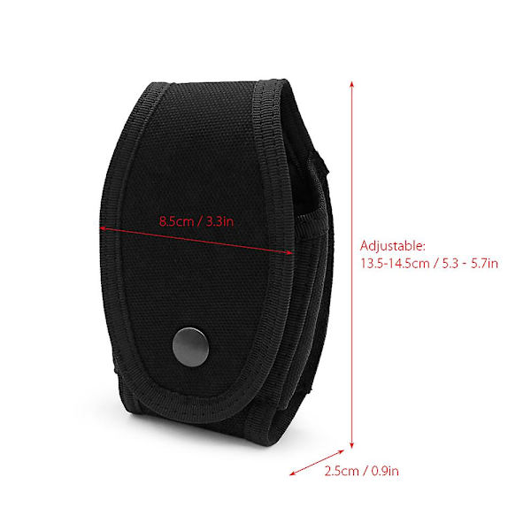 Håndjern Holder Snap Håndjern Skede Holster Cuff Case Pouch Med Bæltestropper