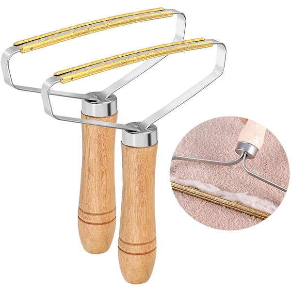 2-pack Portabel Hårfjerner, Hårfjerner för Husdjur, Portabel Luddborttagare, Mattborste, Används för att Ta Bort Damm och Husdjurshår från Kläder, Filtar, Soffor