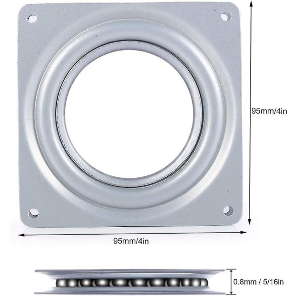 Schwenklager Schwenkzubehr, Drehteller Mit Kugellager, Quadratische Schwenkplatte, Servierplatte, Rost- Und Korrosionsbestndiges Schwenkzubehr, Schwen