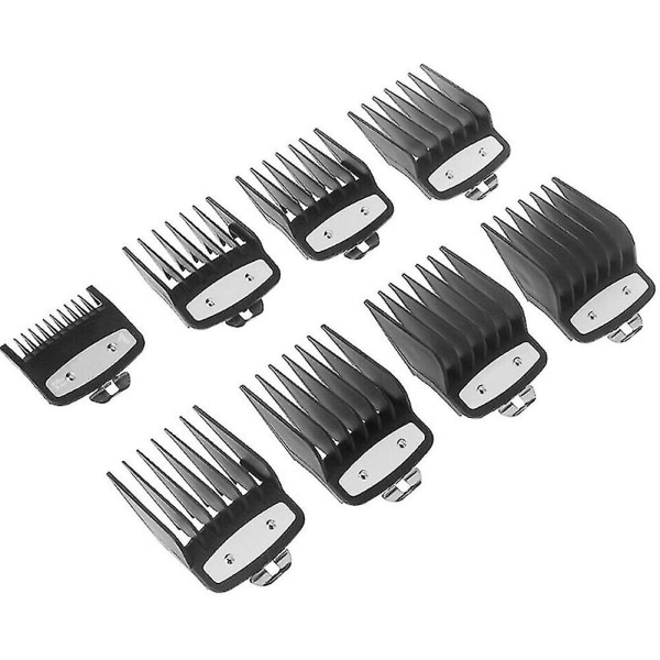 Clipper Guard set kammat Kannettavat kestävät metalliset Wahl Premium -kotiin 8 Piece Set