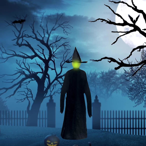 Valaistut noidat Halloween-koristeet LED-valoilla Piha Puutarha 1 Noidan-väri1 Noita