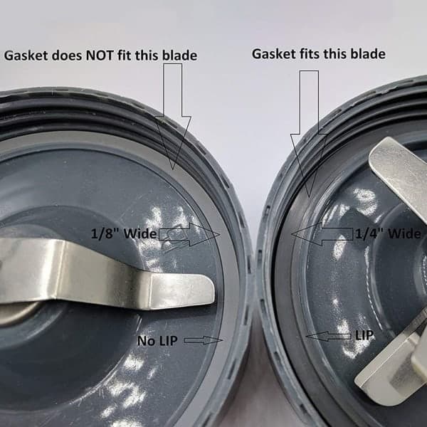 10-pack Silikon O-ringar för Nutribullet 600 Pro 900 Serien Grå 85g