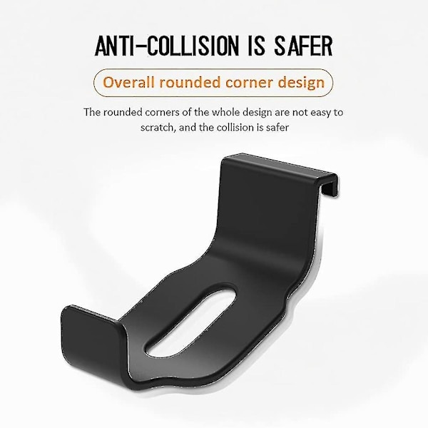 2-pack Kontrollhållare för Headset Hängare Hållare Kontrollstativ Fäste