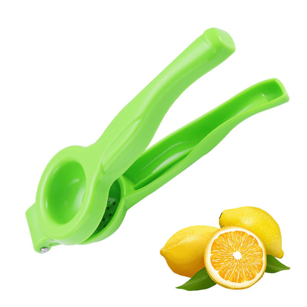 Ergonomiskt handtag Citronklämma Livsmedelsklassad fruktjuicer Manuell press Granatäpple Liten bärbar pressare Yellow
