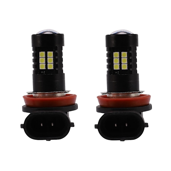 2x Canbus H8 3030 21smd Led DRL Dagkørelys Tågeforlygter Pærer til Superb