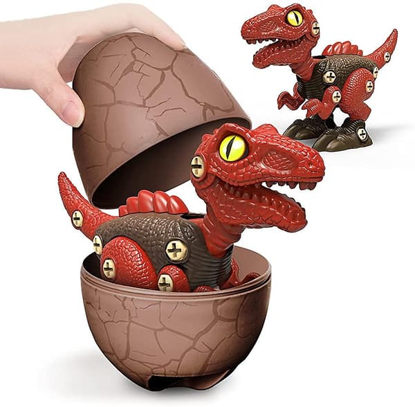 Dinosaur Påskeegg Demonterbare Dinosaurleker For Gutter Dinosaur Egg DIY Bygging