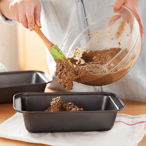 Bageform Non-stick Praktisk Sort Non-stick Kulstofstål Kagebrød Bageform til Chokoladebrownies