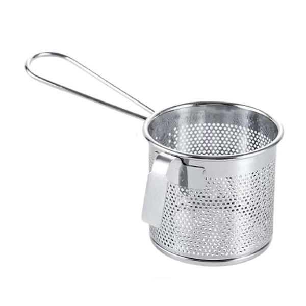 Spagettisiivilä Lusikka Keittiö Pasta Lävikkö Siivilä Työkalu Ruostumaton Nuudeli Siivilä Uppopaistokori Ruoanlaittoon Valuttamiseen 8x7cm