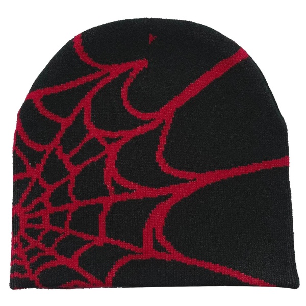 Talvipipo neulottu hattu Pehmeä hämähäkinverkko baggy löysä neulottu talvinen lämmin cap kylmään säähän E