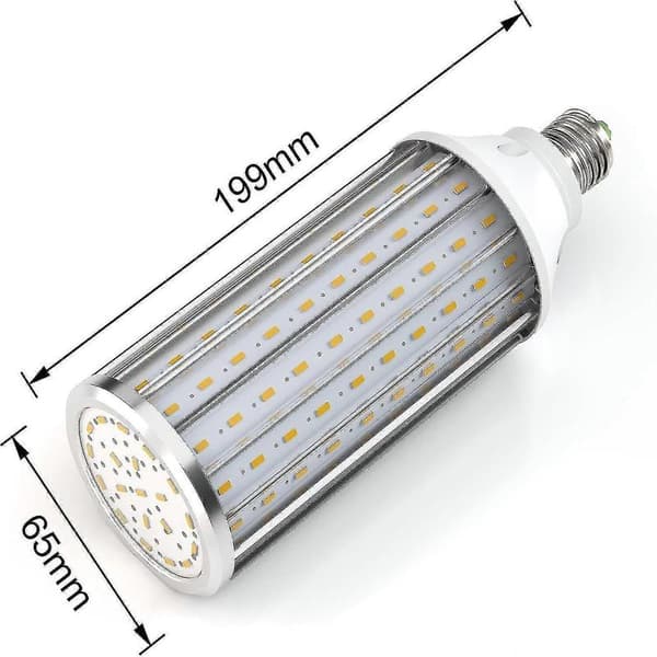 LED-lamper E27 60W 6000K - 5850lm, 160x5730smd Maislampe