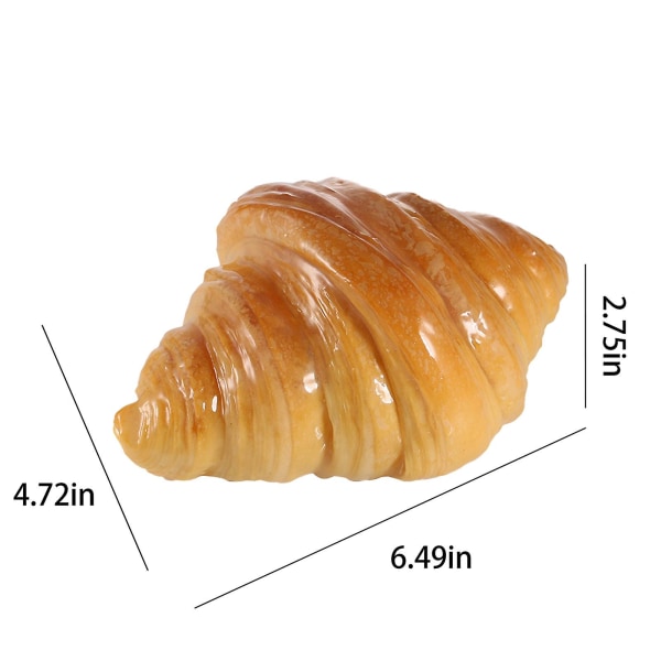 Boligindretning Croissant Brødlampe Croissant Cross Taske Atmosfære Lampe Kagebutik Dekoration Kreativ Gave Led Natlys A