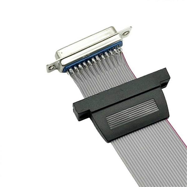 Langallinen litteä nauhakabelin DB25 naaras - FC-26 naaras liitin LCD-näyttöihin, liittää piirin B